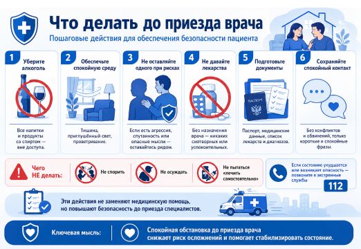 Что делать до приезда врачей инфографика